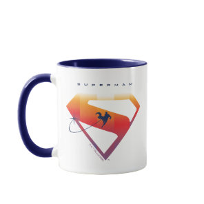 Sunset Soar Superman Shield Mug