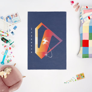 Sunset Soar Superman Shield Rug