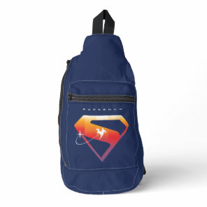 Sunset Soar Superman Shield Sling Bag