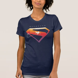 Sunset Soar Superman Shield T-Shirt