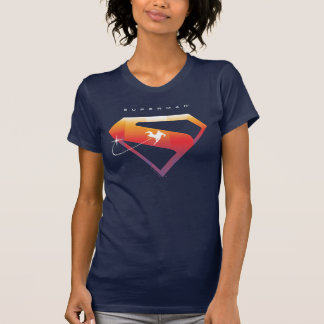 Sunset Soar Superman Shield T-Shirt