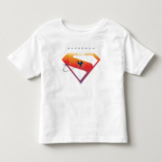 Sunset Soar Superman Shield Toddler T-shirt