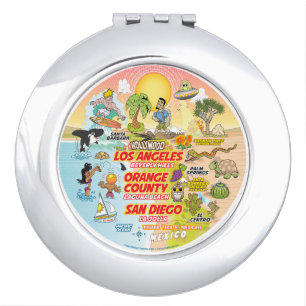 Sunset SoCal Compact Mirror