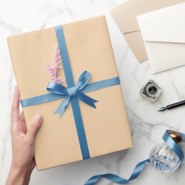 Sunset Solid Plain Color Wrapping Paper (Gifting)