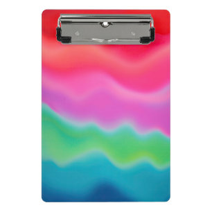"Sunset Sorbet" Colourful Abstract Art   Mini Clipboard