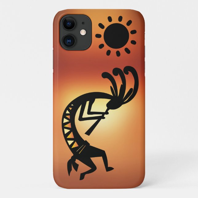 Sunset Southwest Kokopelli  Case-Mate iPhone Case (Back)