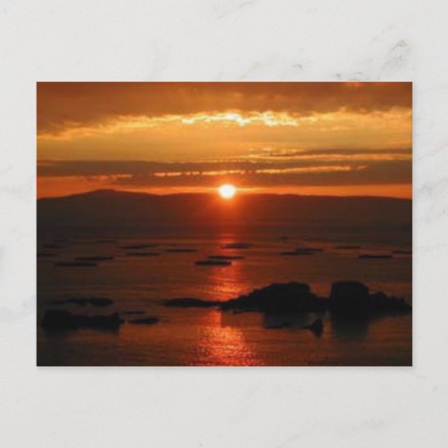 Sunset Spain Postcard (Front)