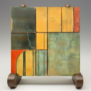 Sunset Spectrum Abstract Ceramic Tile