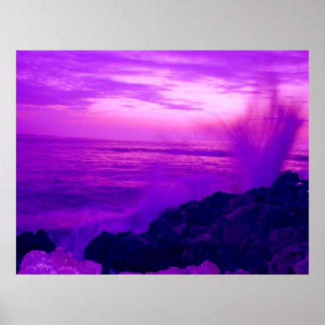 Sunset Splash Poster (Front)