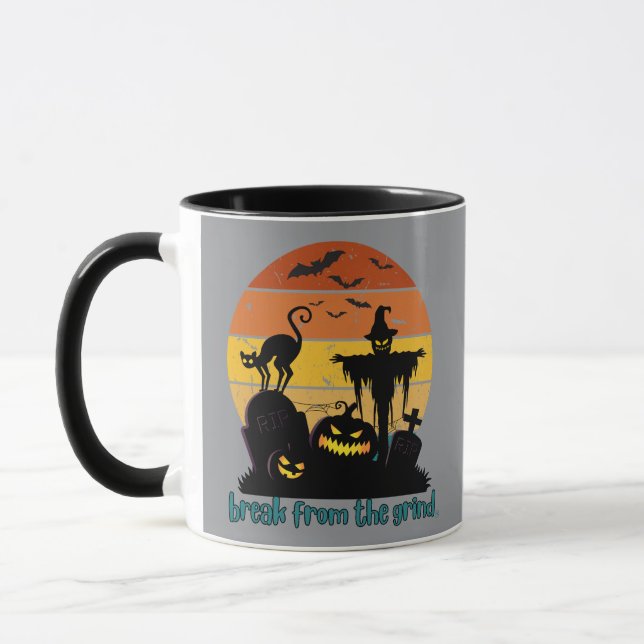 Sunset Spooky Coffee Mug (Left)