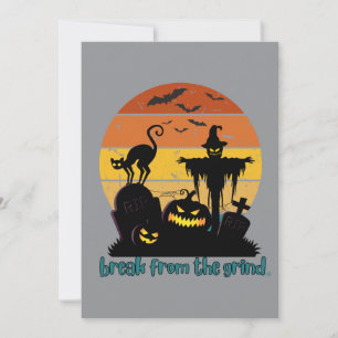 Sunset Spooky Invitation