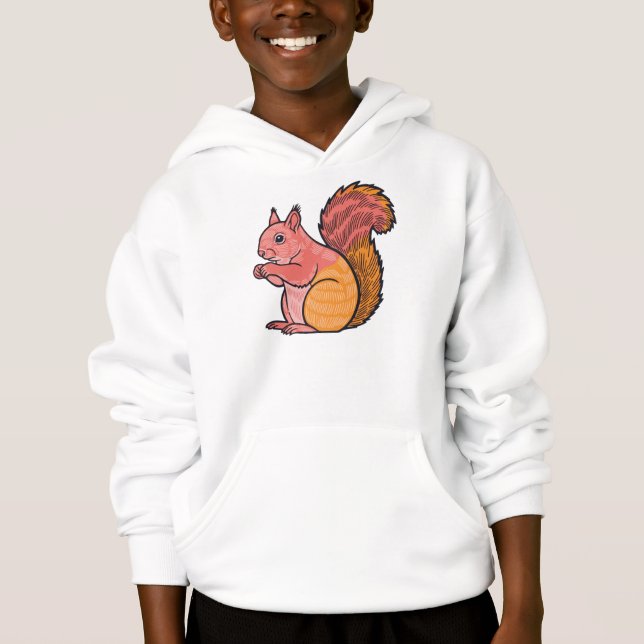 Sunset Squirrel  Hoodie (Front)