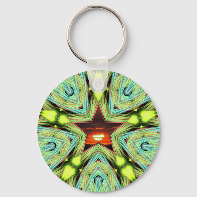 Sunset Star Keychain (Front)