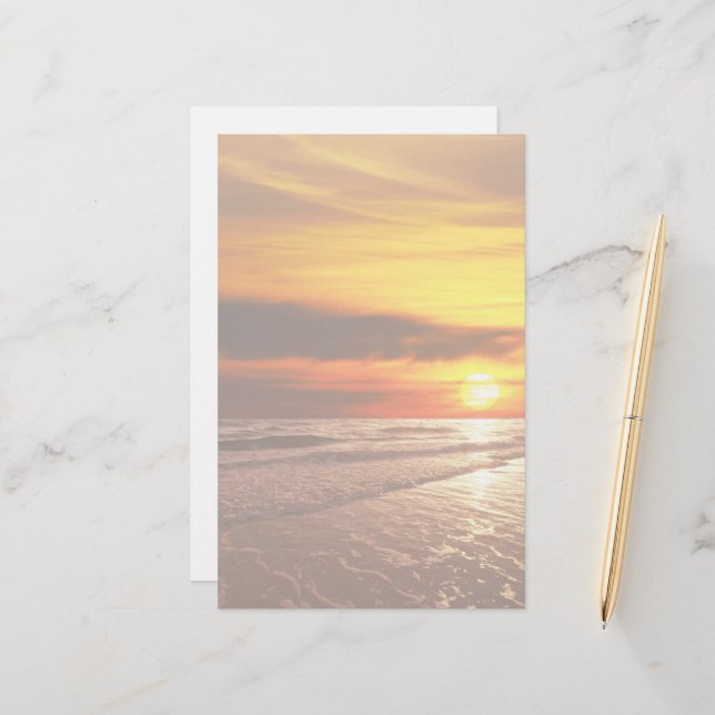 Sunset Stationery (Front/Back In Situ)