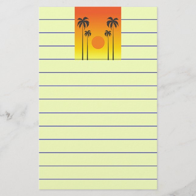 Sunset Stationery (Front)