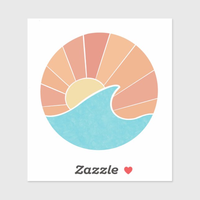 Sunset Sticker (Sheet)