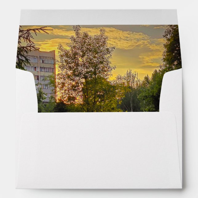 Sunset Stillness Custom Envelope (Back (Bottom))