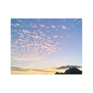 Sunset Streak Metal Print