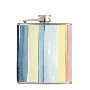 Sunset Stream I Hip Flask