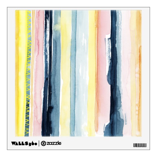 Sunset Stream I Wall Sticker (Front)