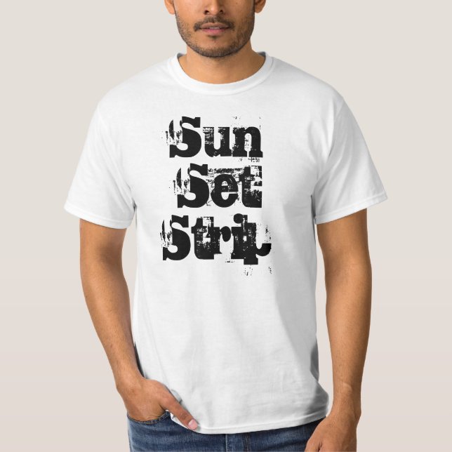 Sunset Strip t-shirt (Front)