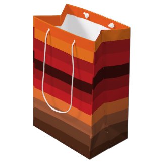 Sunset Stripes Medium Gift Bag