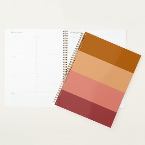 Sunset Stripes Planner