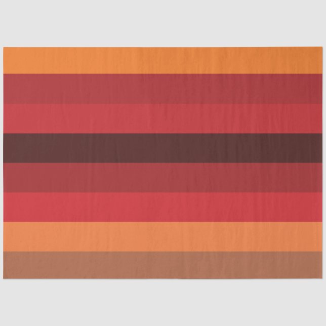 Sunset Stripes Tissue Paper (Front)