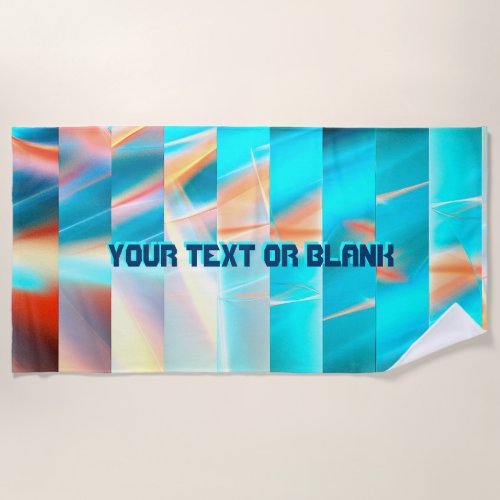 Sunset Strips Beach Towel