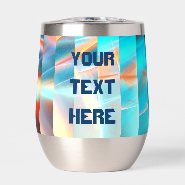 Sunset Strips Thermal Wine Tumbler (Front)