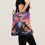 Sunset Stunner: Chic and Sophisticated Tote Bag