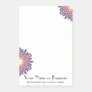 Sunset Sunburst Post-it Notes