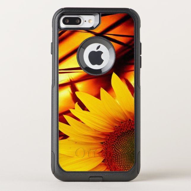 Sunset & sunflower otterbox iPhone case (Back)