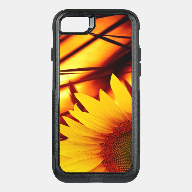 Sunset & sunflower otterbox iPhone case (Back)