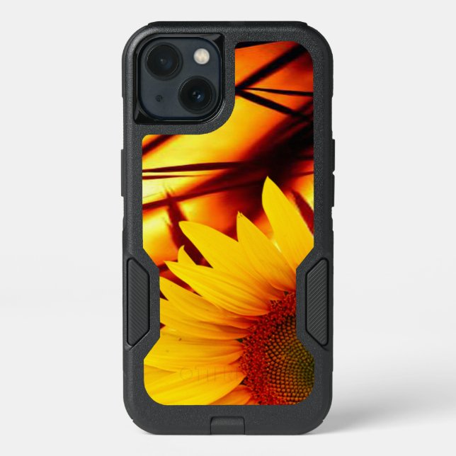 Sunset & sunflower otterbox iPhone case (Back)