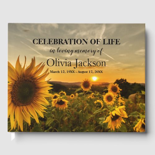 Sunset & Sunflowers Keepsake | In Loving Memory