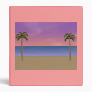 Sunset / Sunrise Beach Scene: Custom Binder
