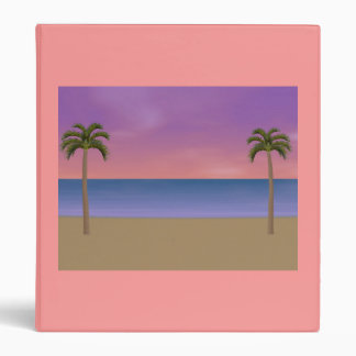 Sunset / Sunrise Beach Scene: Custom Binder