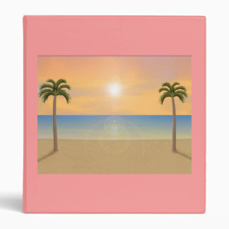 Sunset / Sunrise Beach Scene: Custom Binder