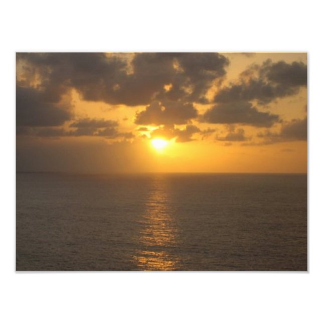 Sunset Sunrise Photo Print (Front)