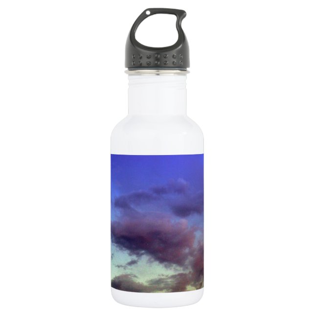 Sunset / Sunrise Sky & Clouds Water Bottle (Front)