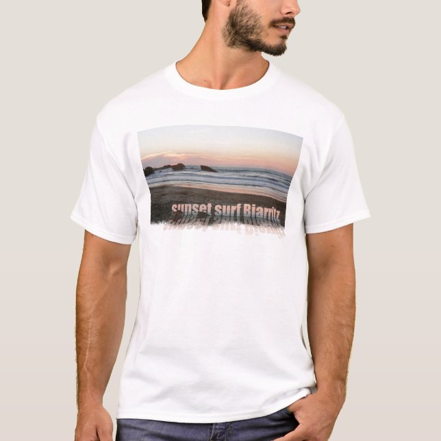 sunset surf Biarritz T-Shirt (Front)