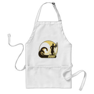 Sunset Surfer Adult Apron