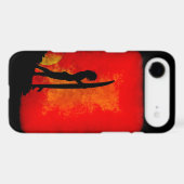 Sunset Surfer Girl iPod Touch Cover (Back (Horizontal))