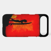 Sunset Surfer Girl iPod Touch Cover (Back (Horizontal))