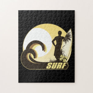 Sunset Surfer Jigsaw Puzzle