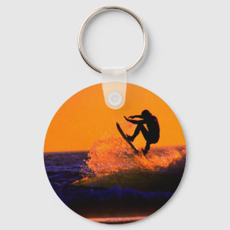 Sunset Surfer keychain