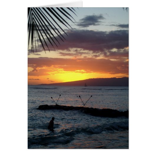 Sunset Swim Cards (Front)