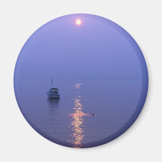 Sunset Swim Magnet (Front)