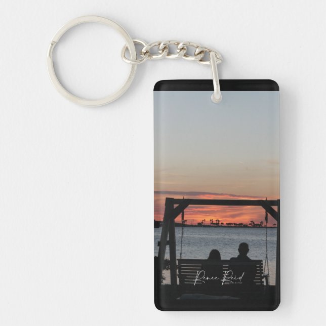 Sunset Swing couple Keychain (Front)